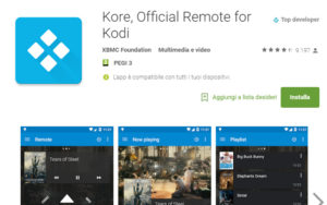 TELECOMANDO KODI SMARTPHONE