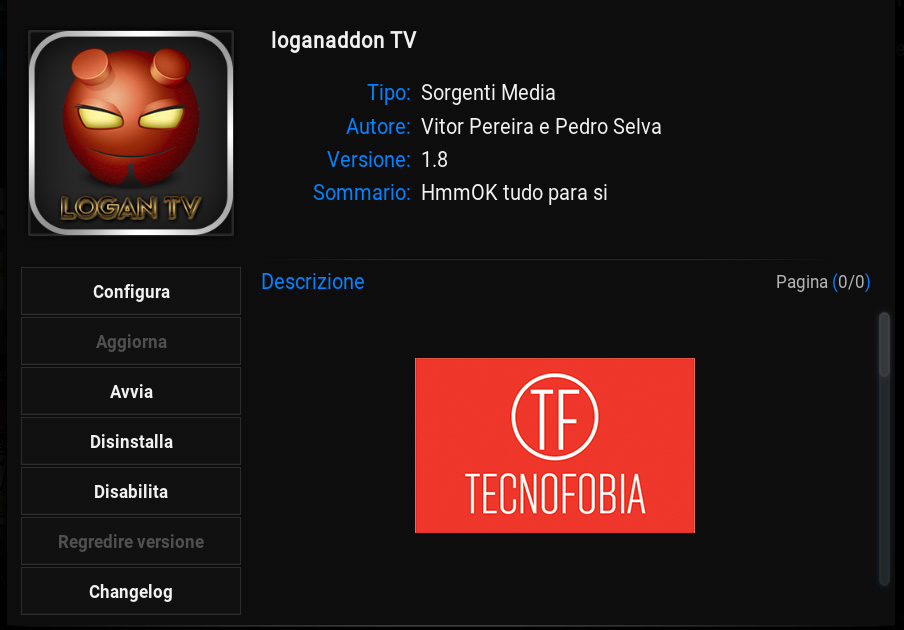 Tv via internet : Logan TV Addon Kodi